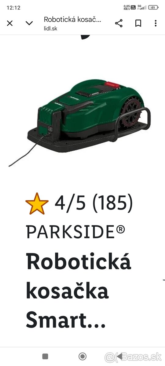 El.kosačka parkside