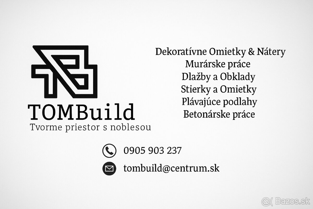 Stavebne práce za rozumné ceny