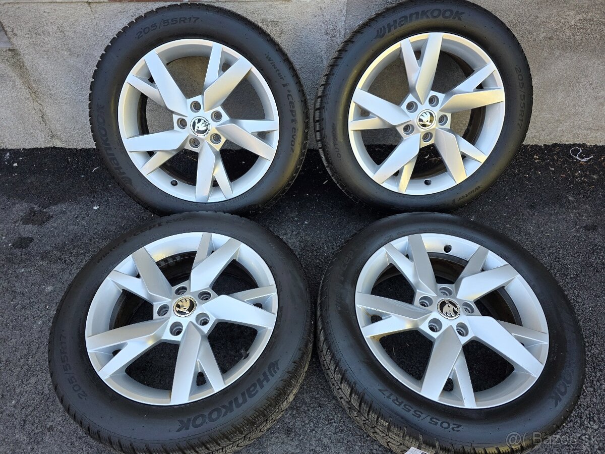 Zimne kolesa Skoda Octavia IV 5x112 r17 205/55 r17
