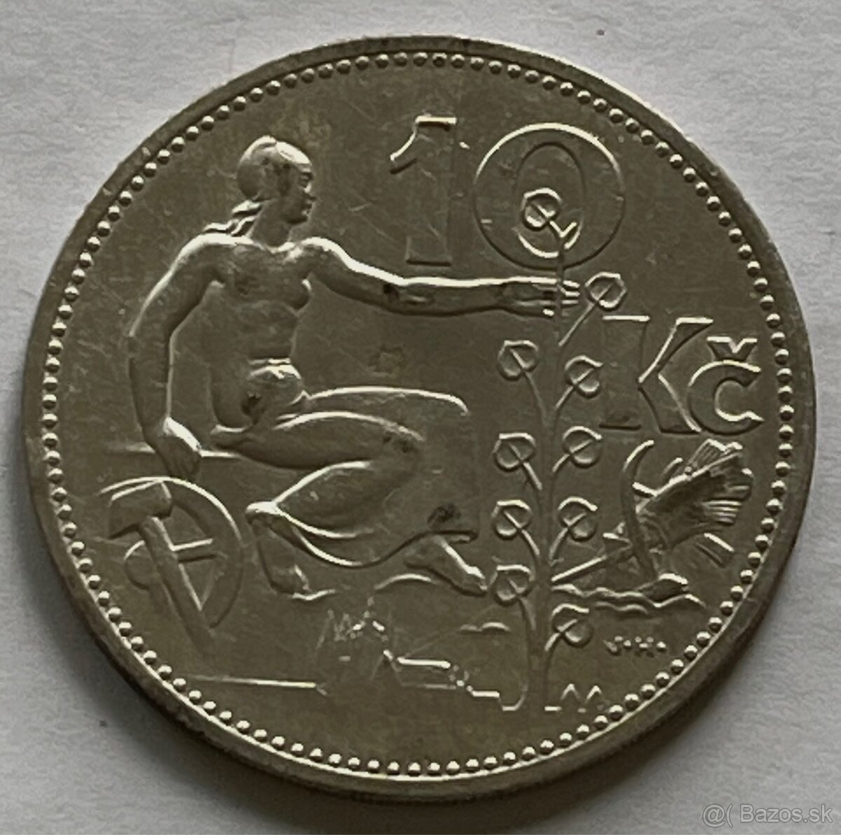 Československá Republika 1932 - 10 Kčs Ag