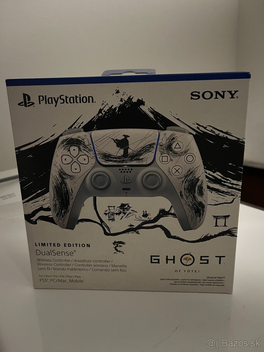 Predam joystick Ghost of Yotei cierny a zlaty NOVY