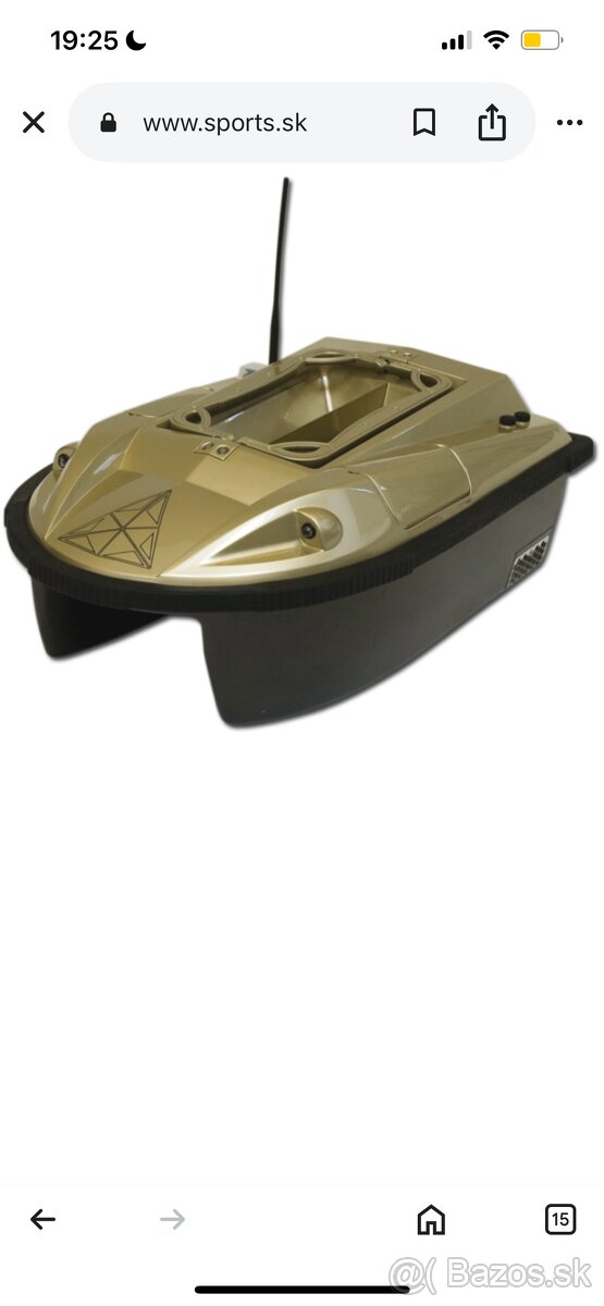 Zavazacia loďka prisma sonar gps