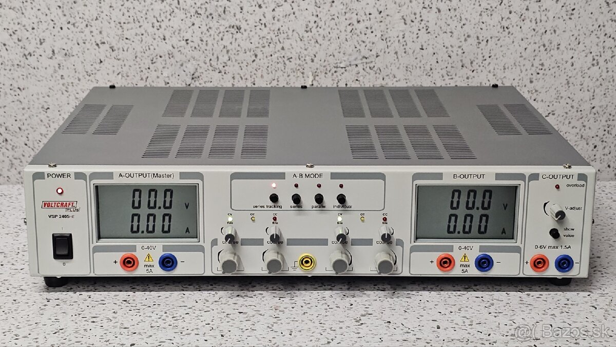 VOLTCRAFT Plus VSP 2405 HE 》2x 40V - 5V / 1x 6V - 1.5A