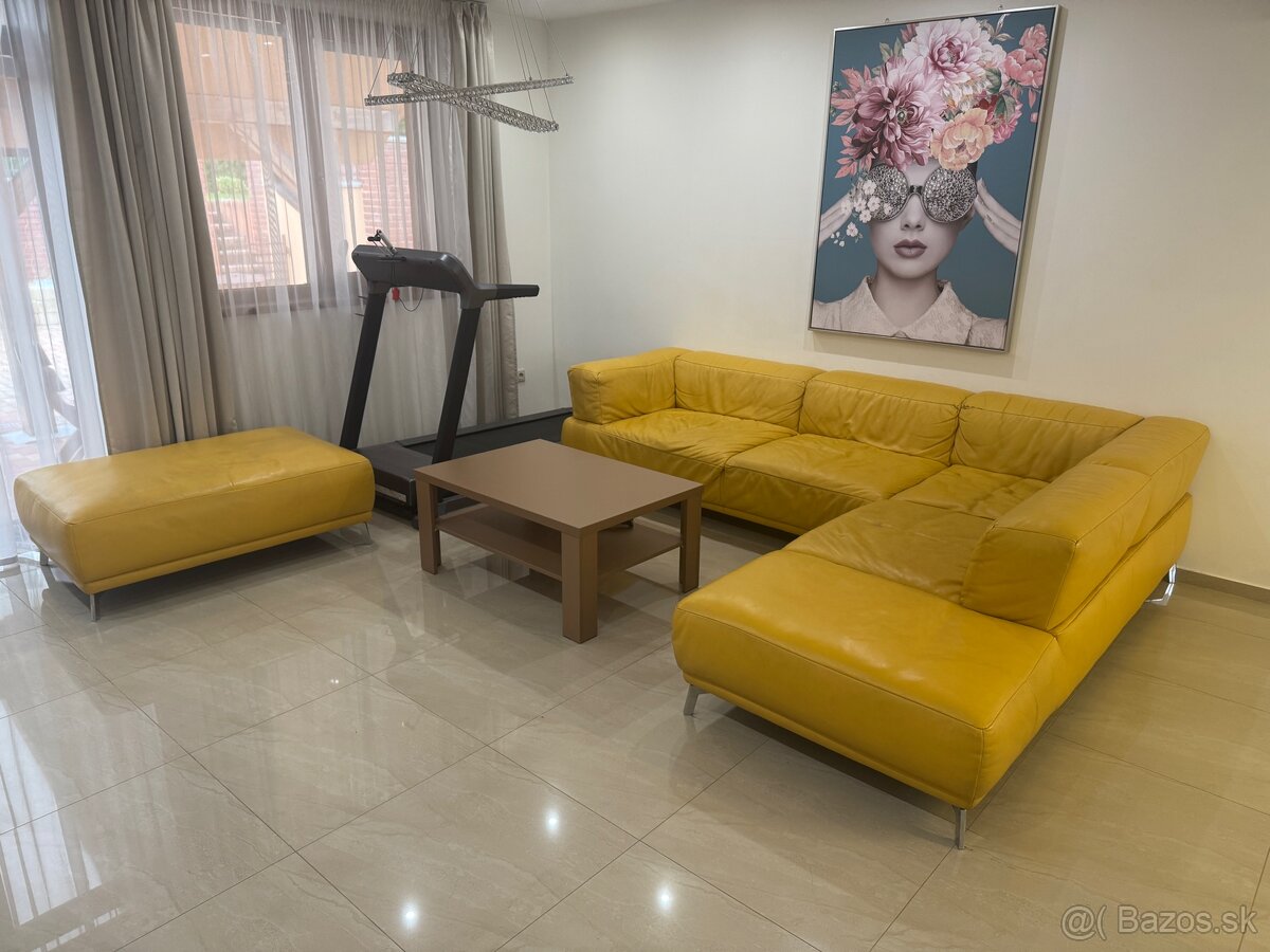 Predám kožený gauč