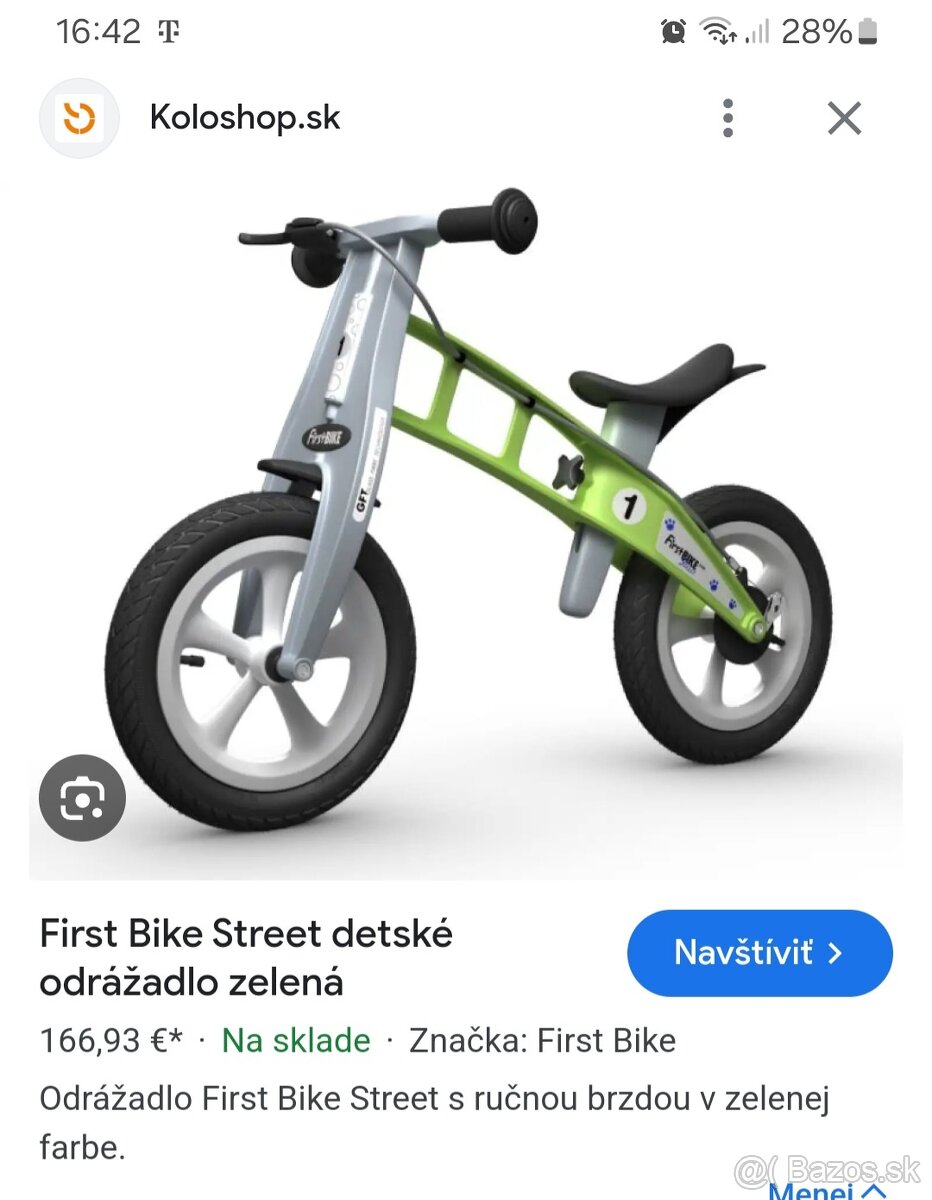 First bike steet odrážadlo