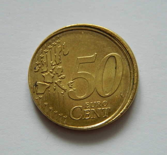 Predám 50 euro cent 2002 F Nemecko - chyborazba