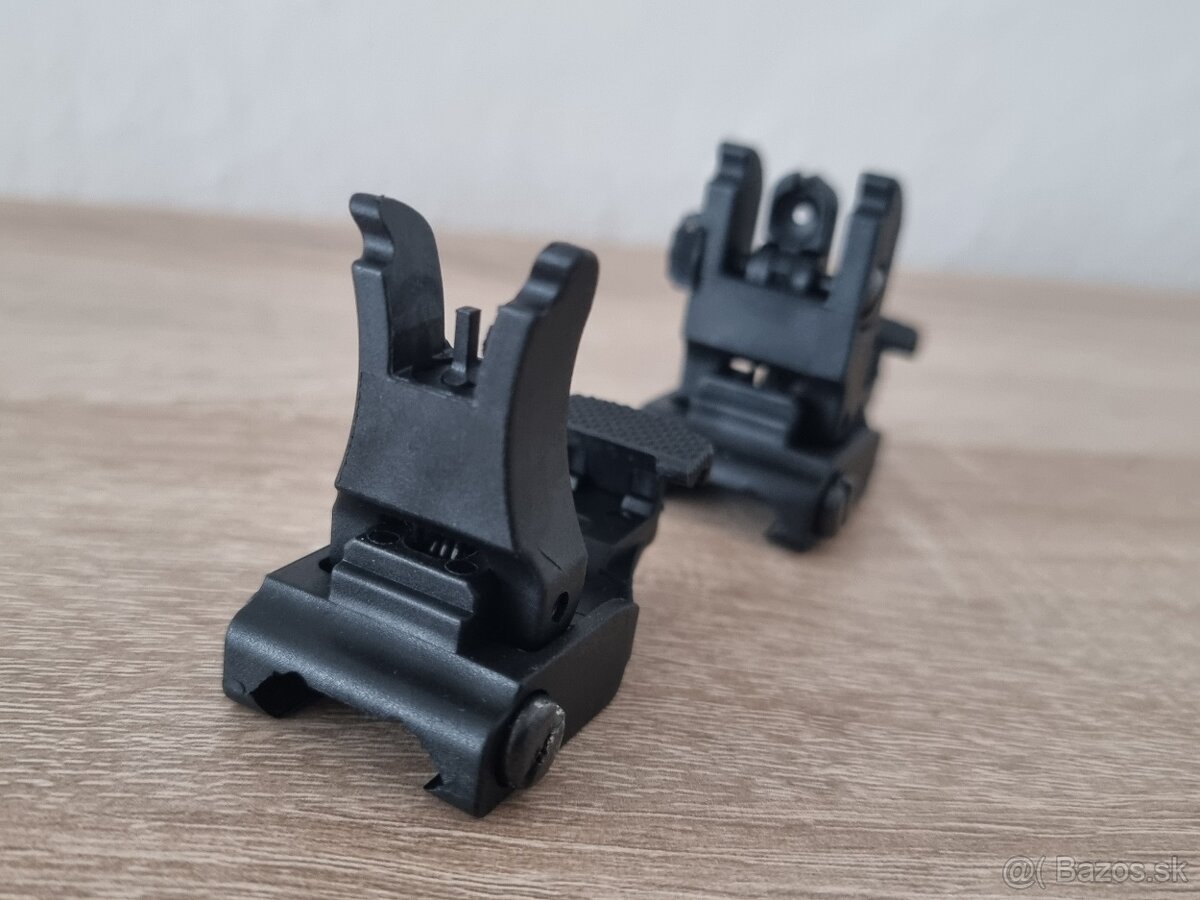Airsoftové sklopné mieridlá