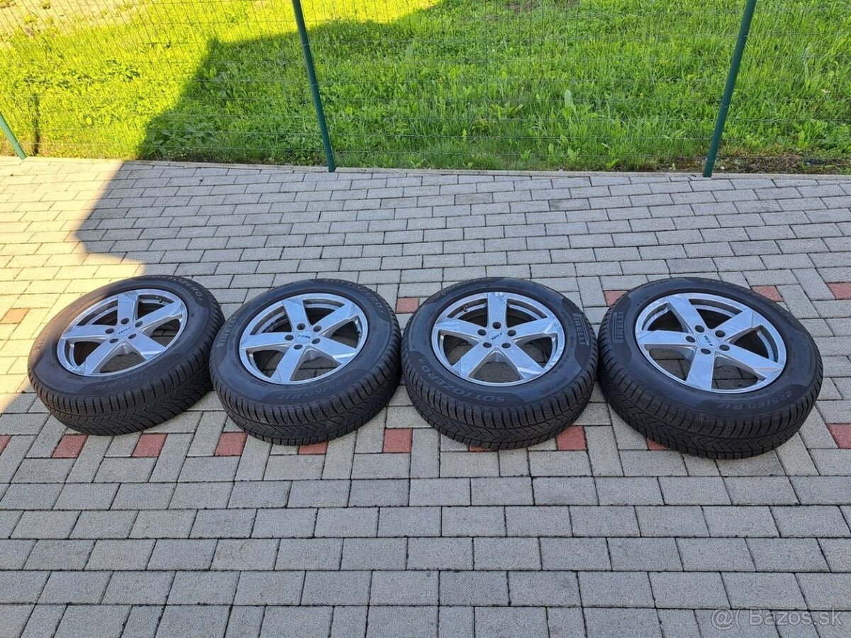Hliníkové alu+pneu Pirelli Sottozero P3 zimné