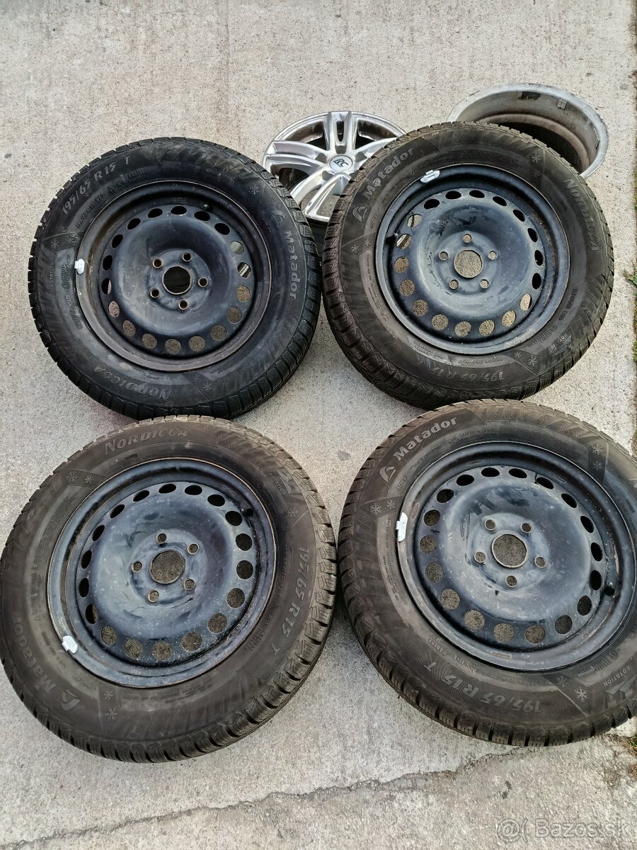 predam zimne kolesa 5x112 R15 195/65 matador