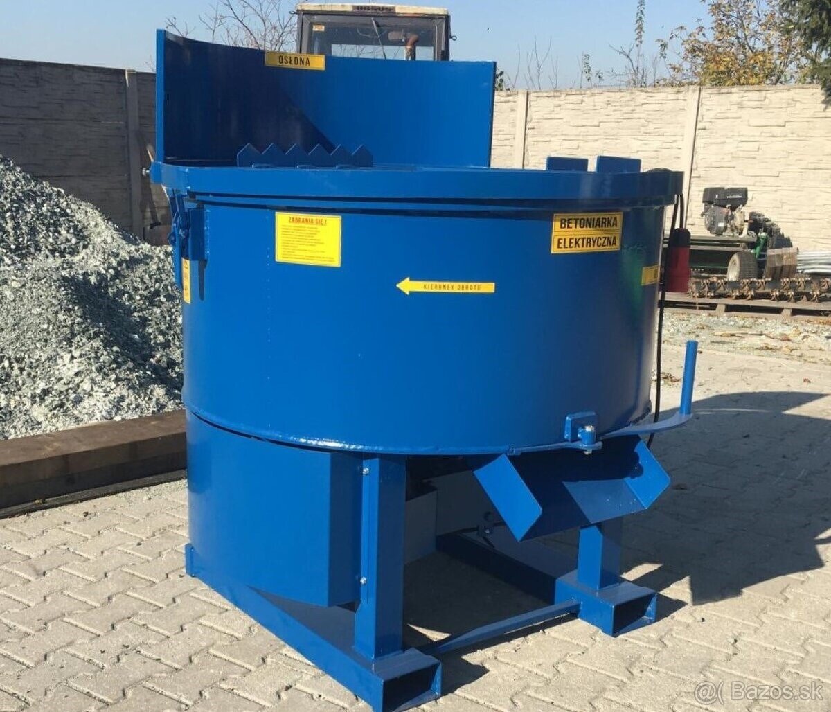 Elektrická miešačka 600l 5,5KW