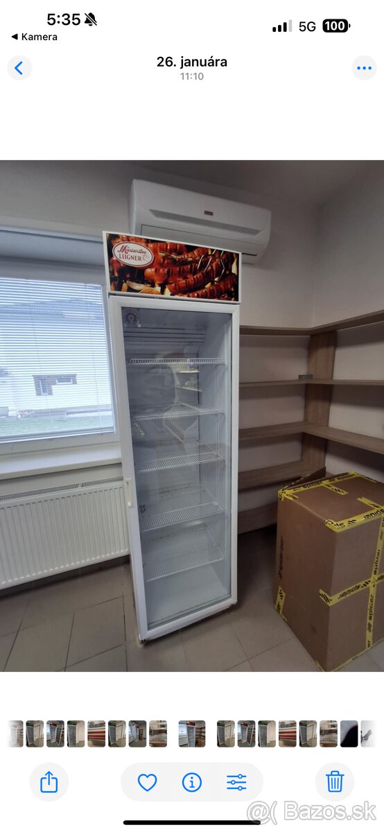 Presklenena chladnicka