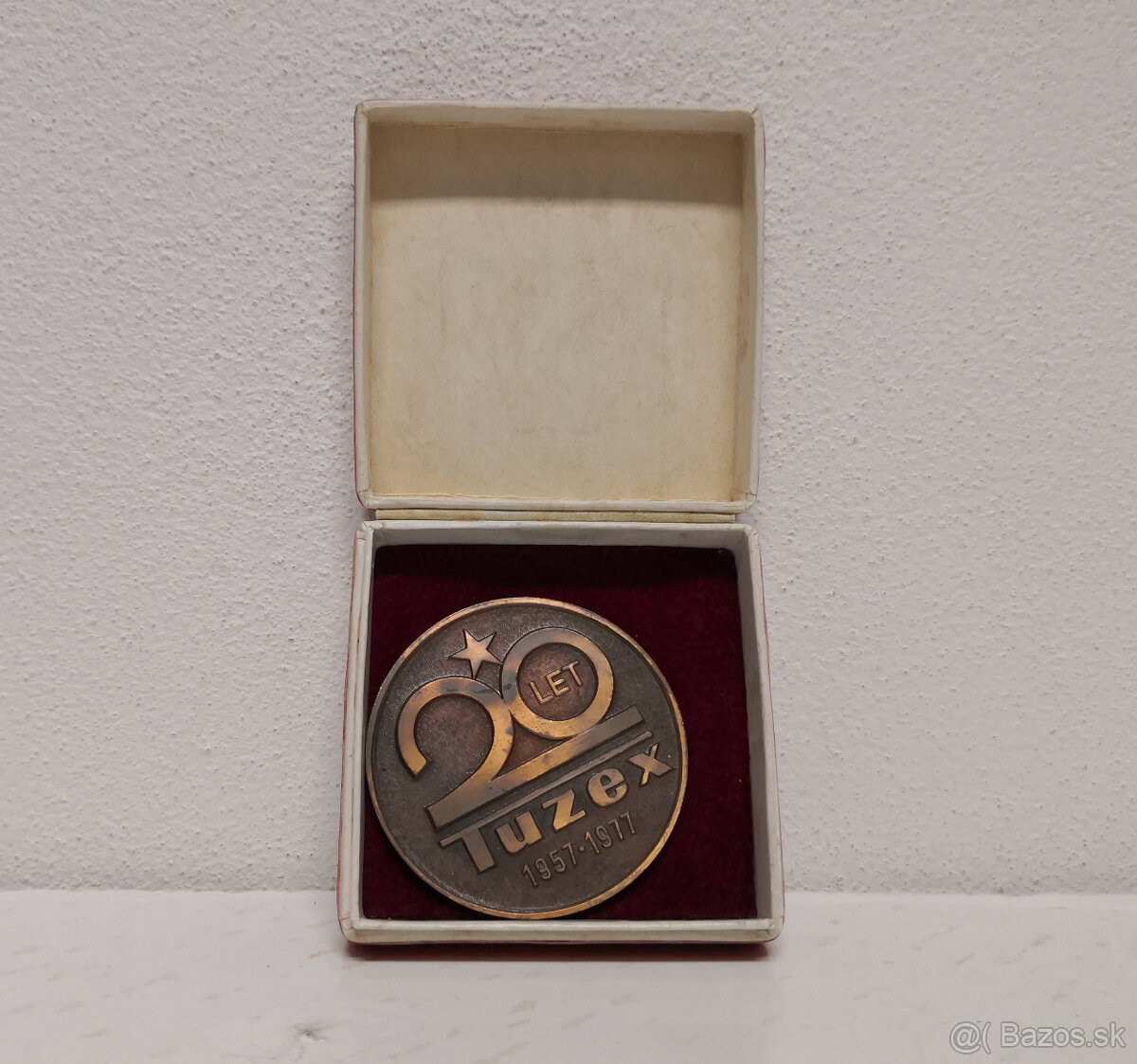 Medaila Tuzex 20 rokov 1957-1977