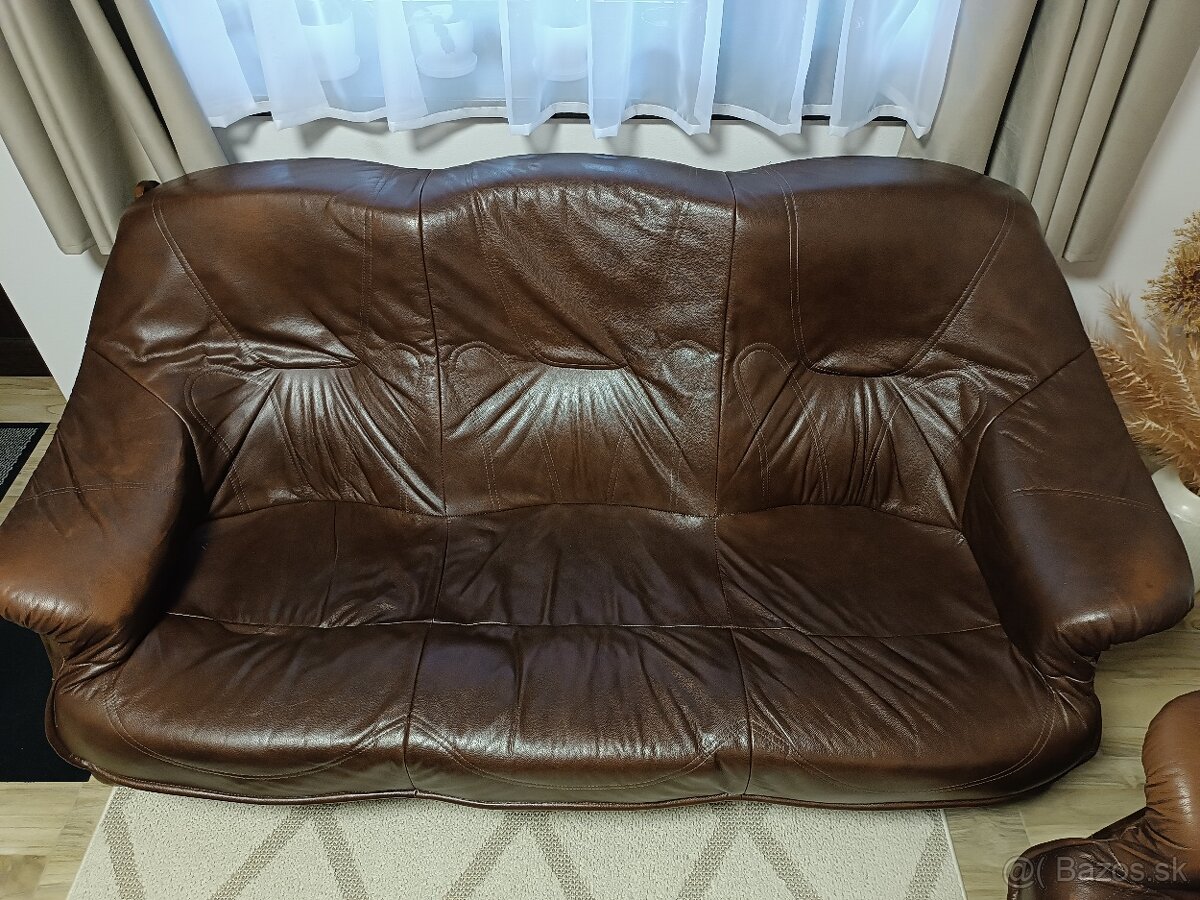 Kožená sedacia súprava