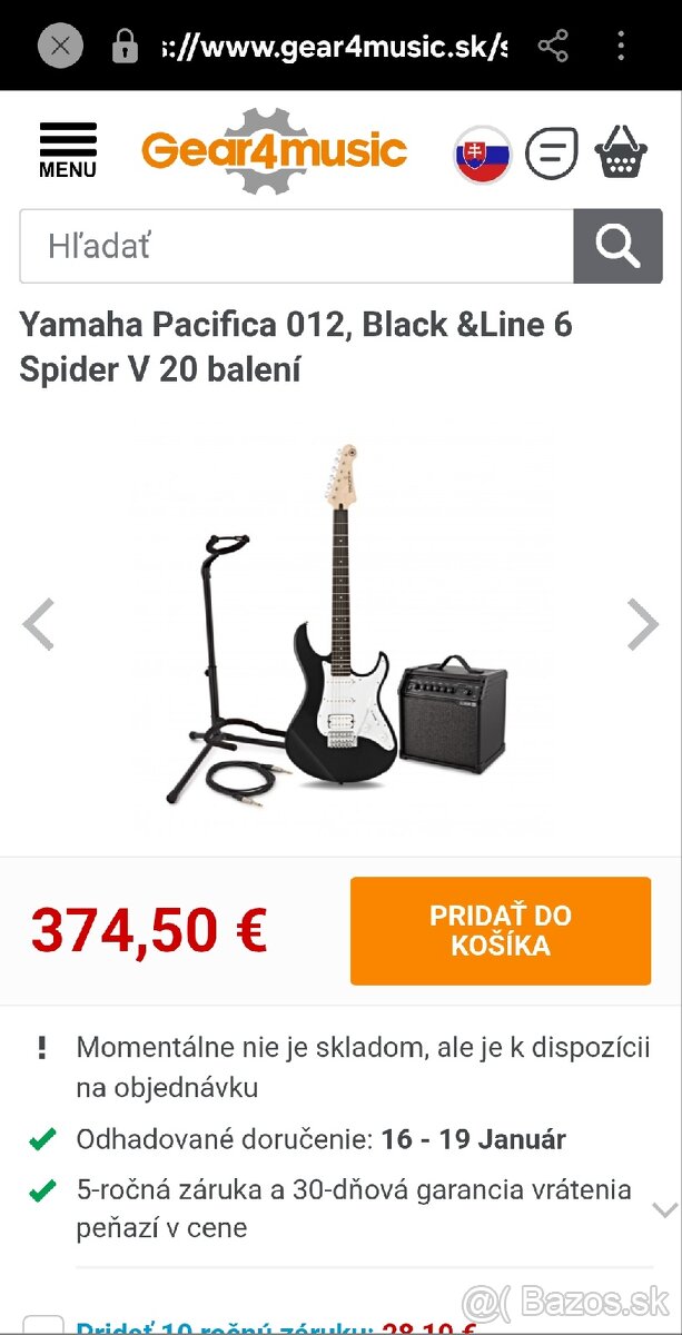 Elektronická gitara