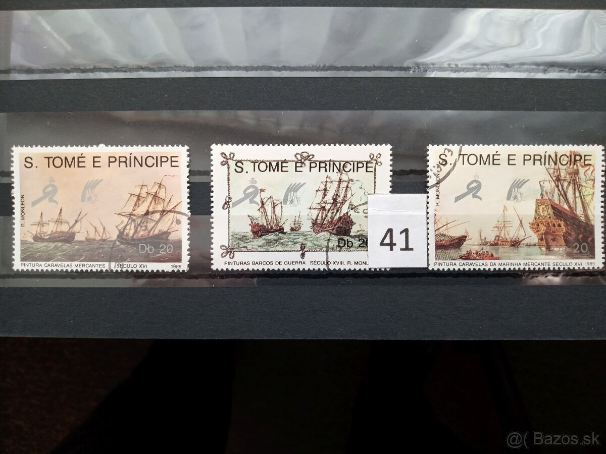 Poštové známky č.582 - AFRICKÉ ŠTÁTY III. - 20 ks sérií