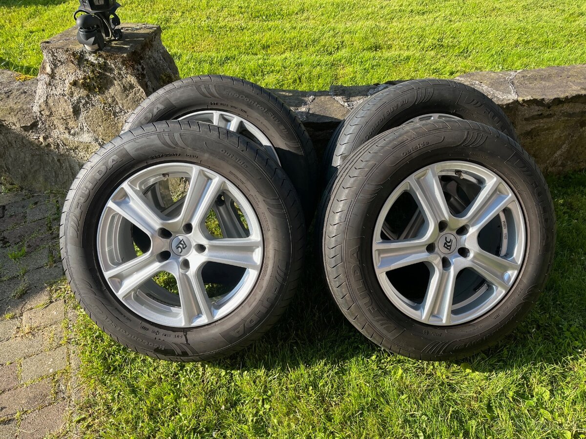 ALU disky 7,5J x 17H2 ET 35 + pneu 235/60 R17