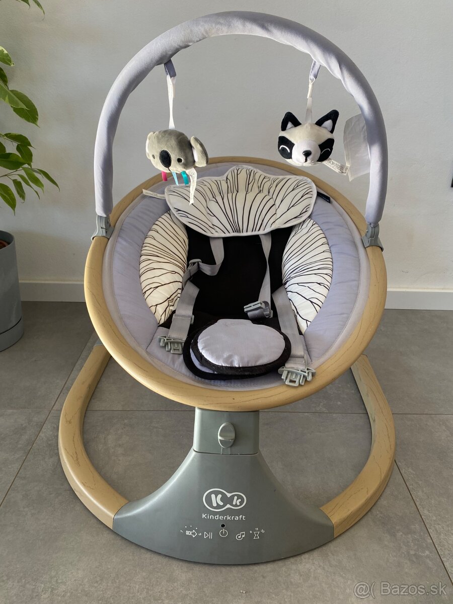 KINDERKRAFT - Detská vibrujúca hojdačka s melódiou