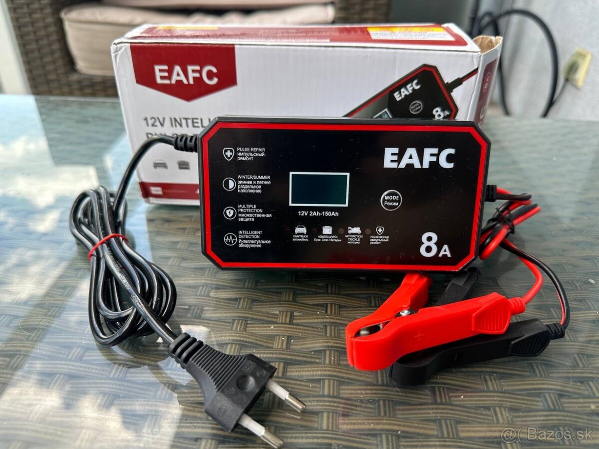 Predám novú nabíjačku pre autobatériu - 12V / 8A -