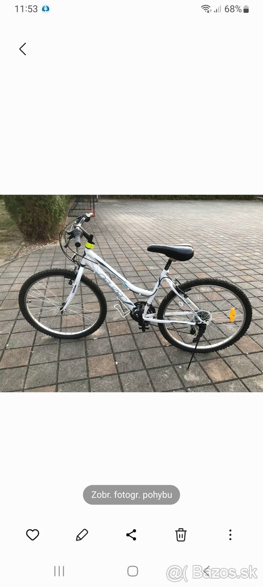 Dievčenský bicykel