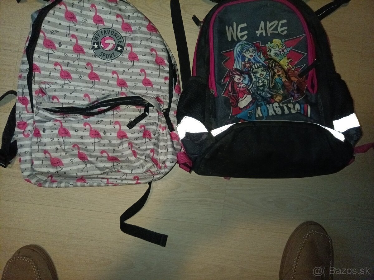 Ruksaky predám za 3e,5e,a10e, všetko za 20€