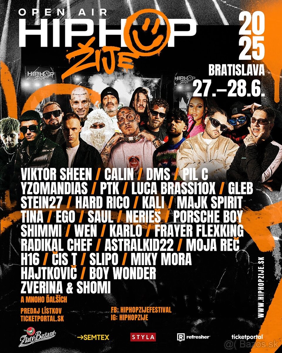 HIP HOP ŽIJE 25 BRATISLAVA