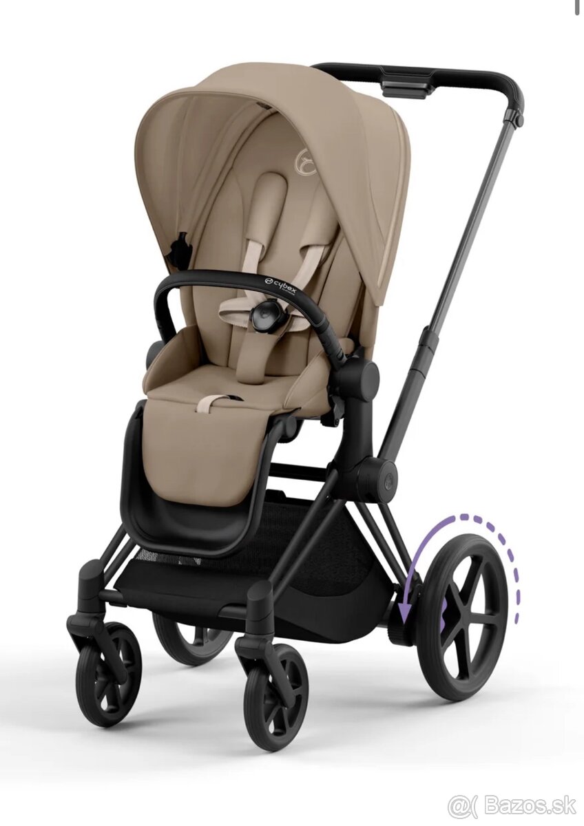 Cybex epriam 4.0 matt black a cozy poťah