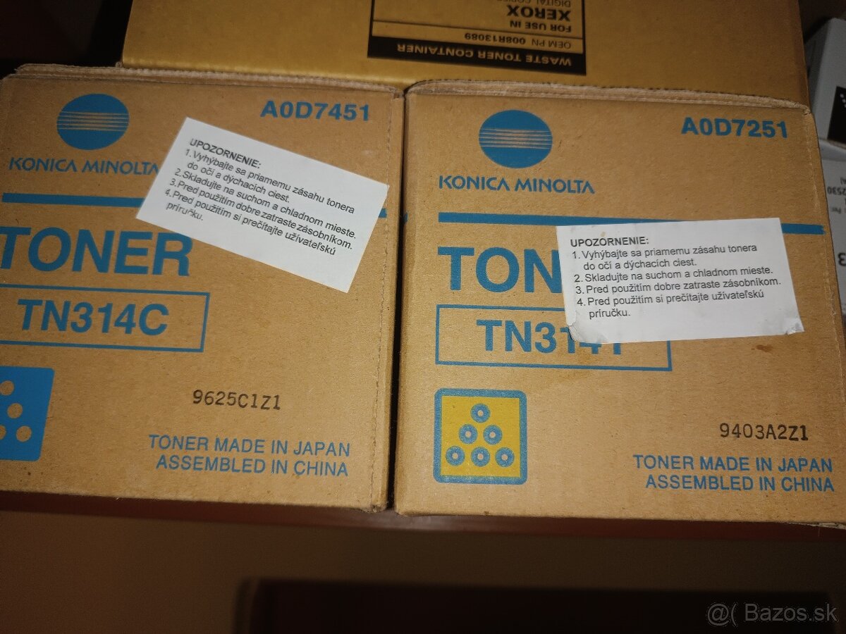 Toner modý, žltý toner Minolta C353 /TN314C