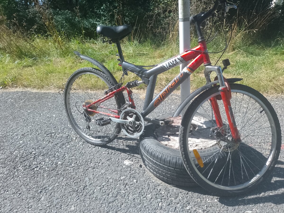 Predám celoodpruzeny bicykel 26"