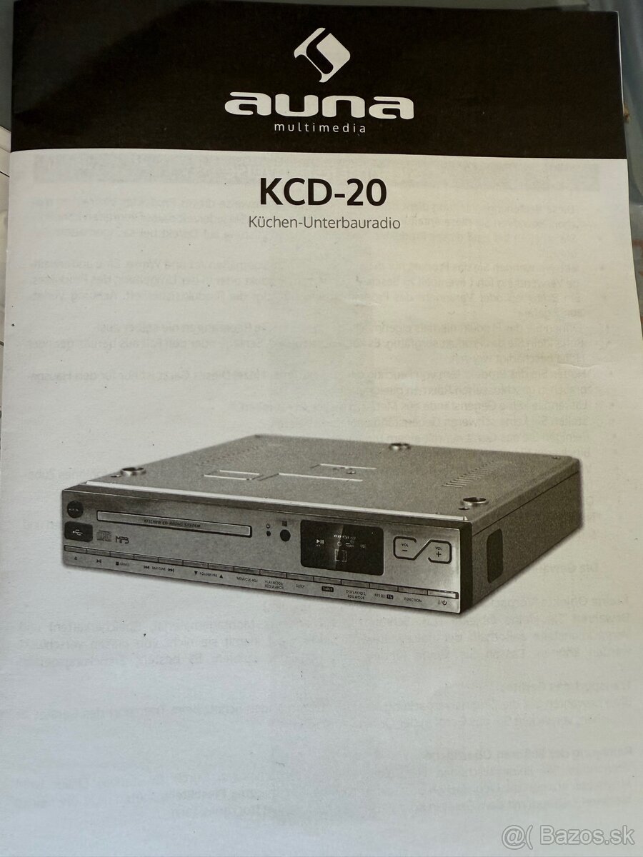 Kuchynske radio+CD