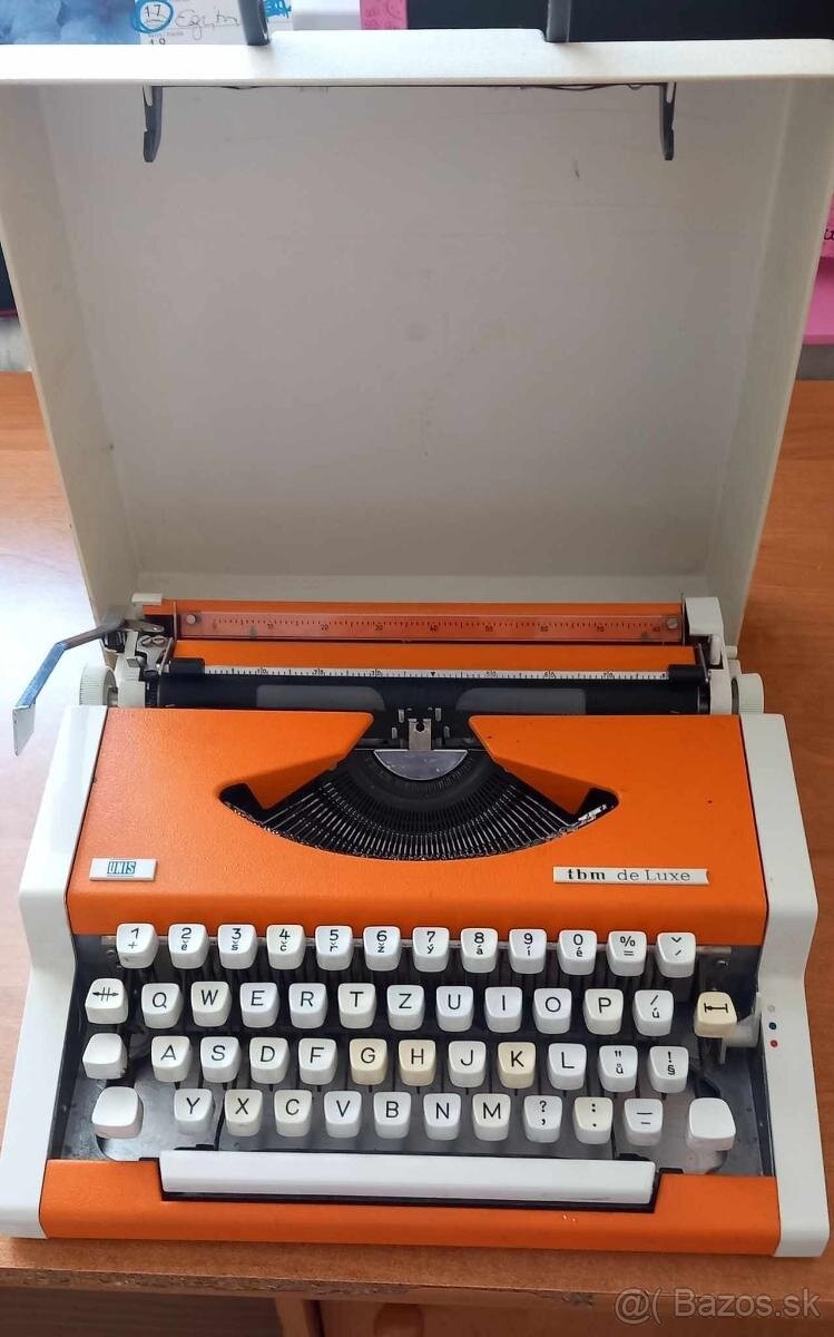 Predám písací stroj UNIS tbm de Lux