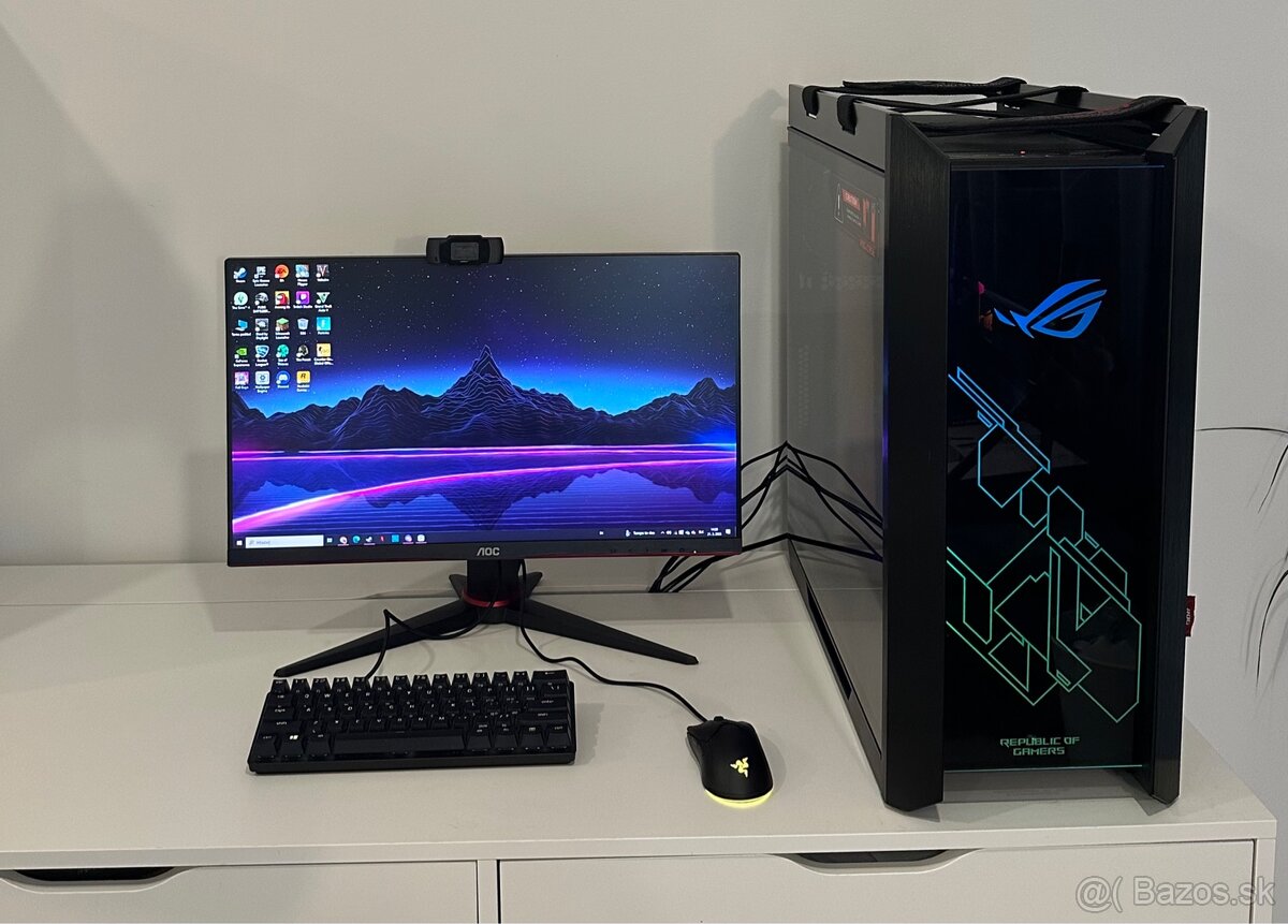 herný počítač set up- RTX 3080