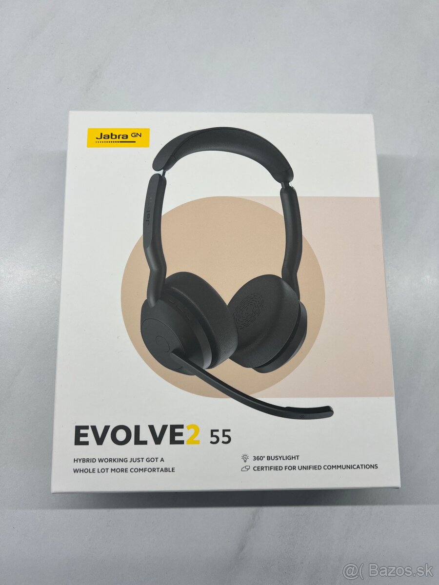Nové bezdrôtové slúchadlá JABRA Evolve2 55