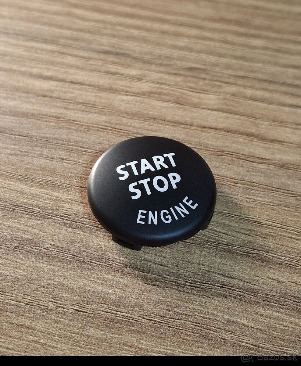BMW Start-Stop tlačítko (čierne/červené)