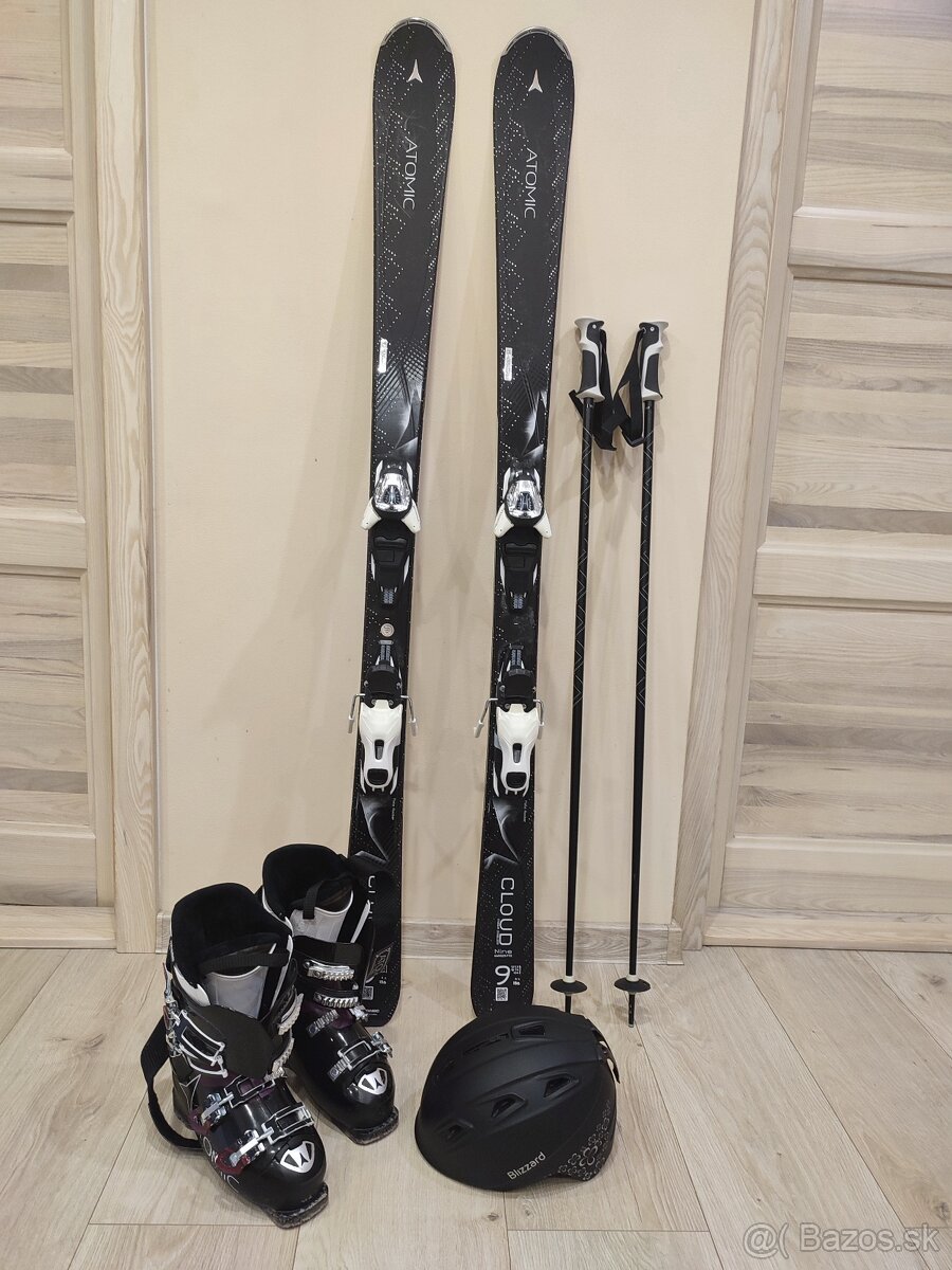 Dámske zjazdové lyže Atomic Cloud 9 + lyžiarky Atomic Hawks