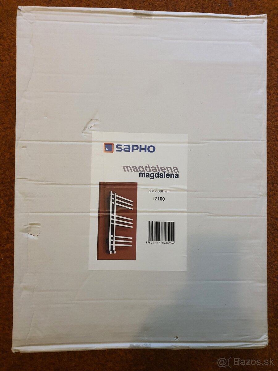 Designovo tvarovaný kúpeľňový nástenný radiátor