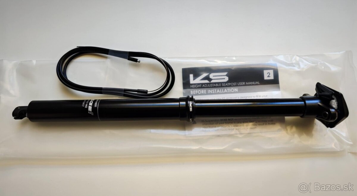 KIND SHOCK RAGE-i teleskopická sedlovka 31.6mm, 150mm, nová