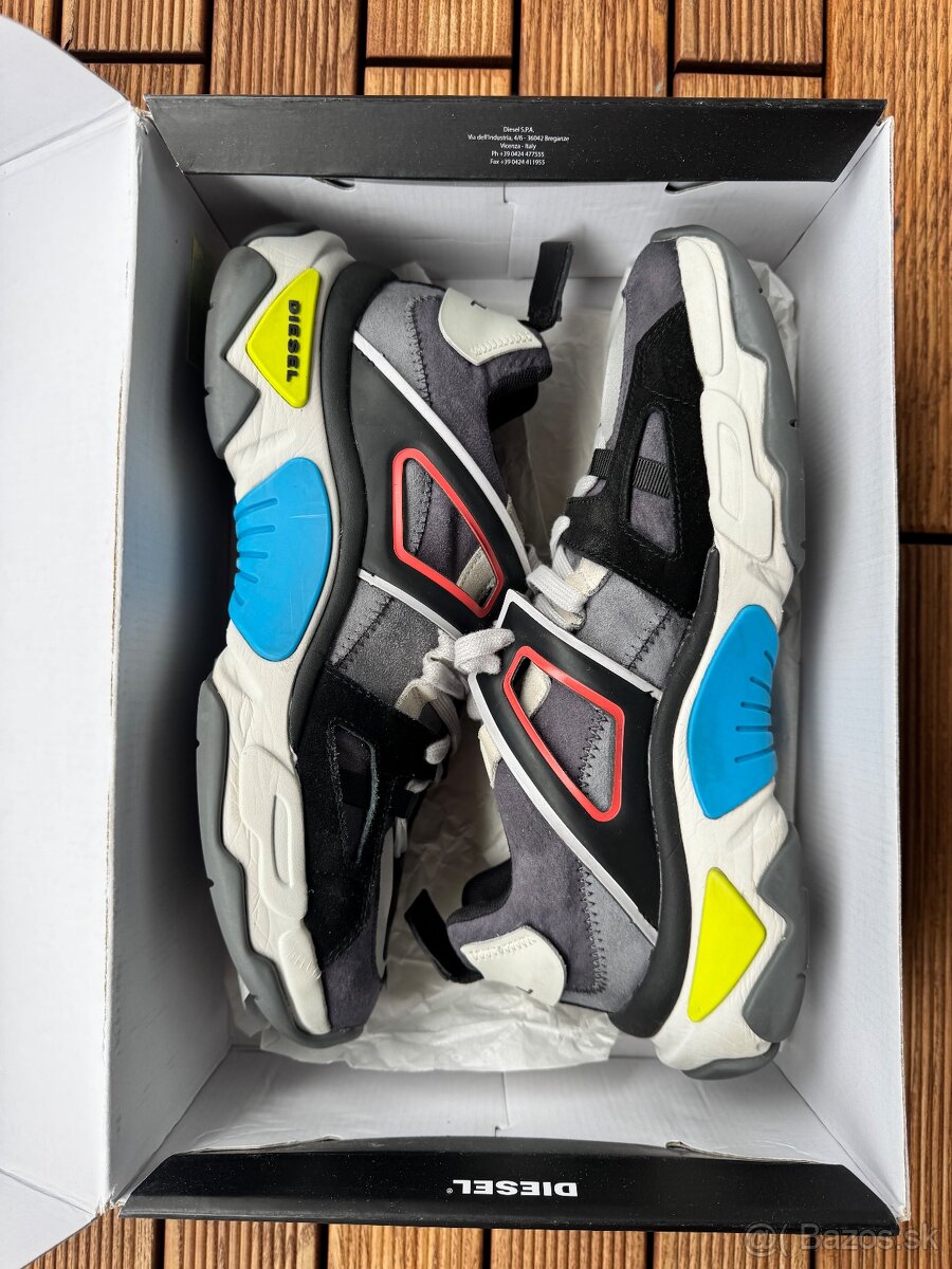 TENISKY DIESEL S-KIPPER LOW TREK II GREY/WHITE