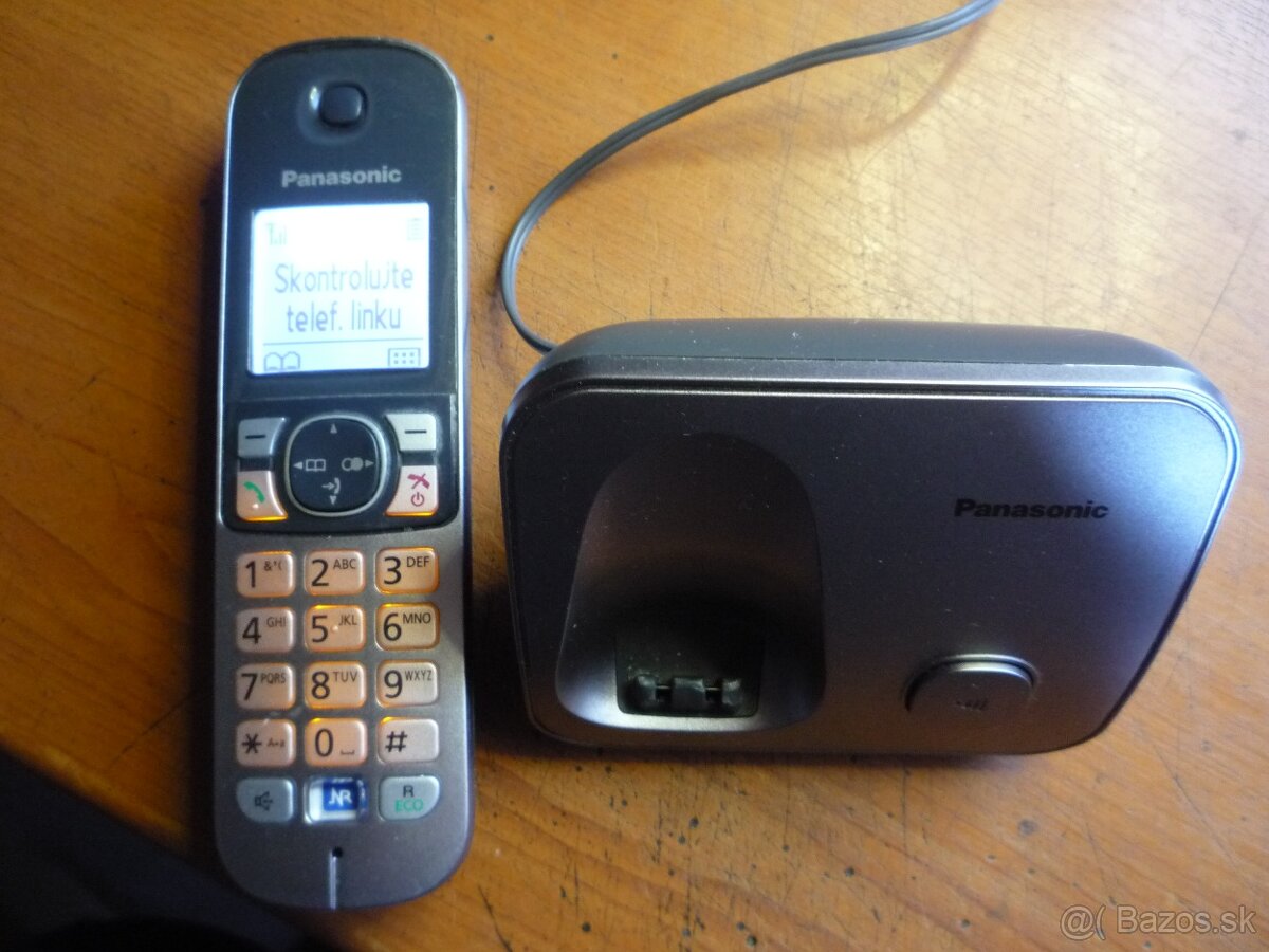 bezdrotovy linkovy telefon Panasonic