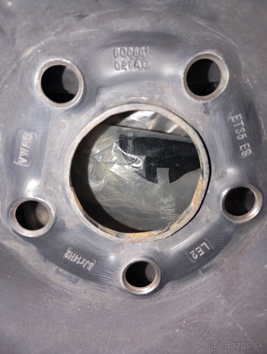 Predám jazdené komplet kolesa originál vw