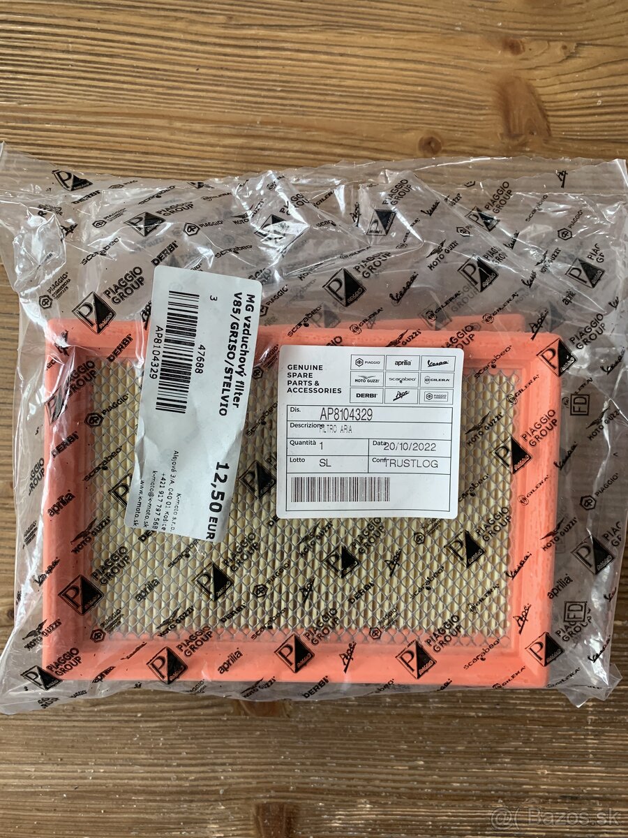 Moto Guzzi V85 / Grisso / Stelvio - Vzduchový filter