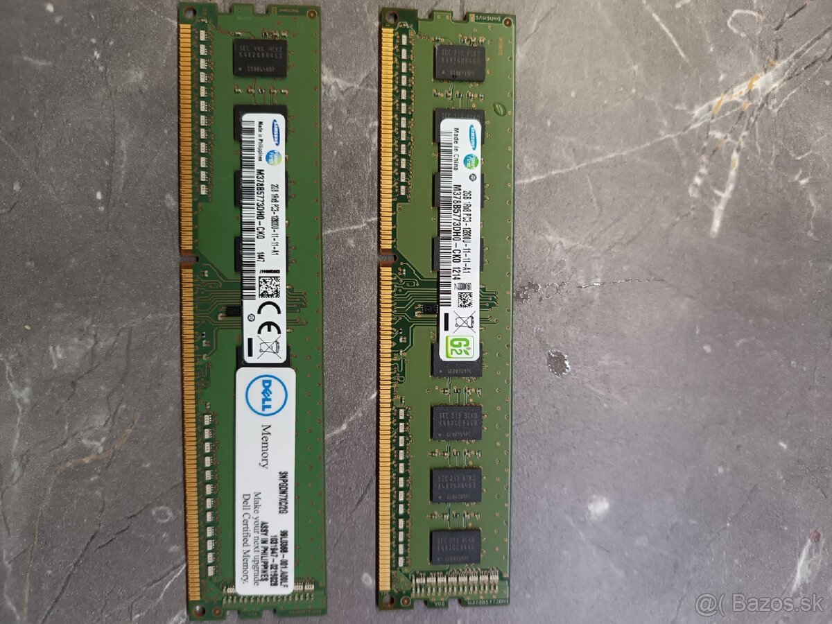 Predám pamäte DDR3 1600MHz 2x2GB