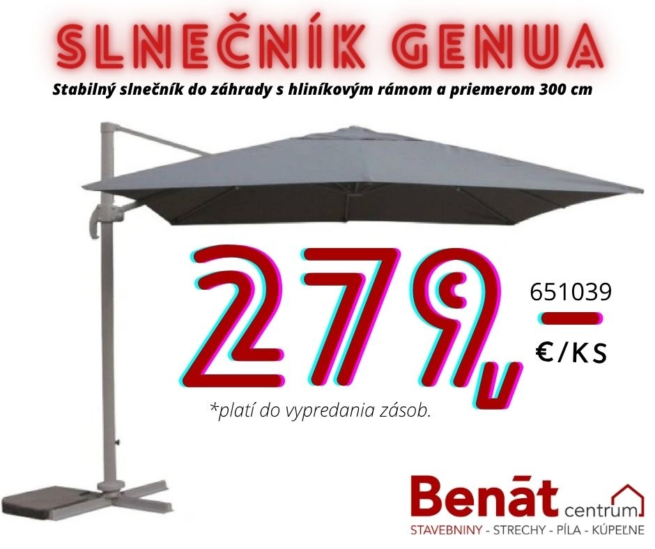 Zahradný slnečník GENUA
