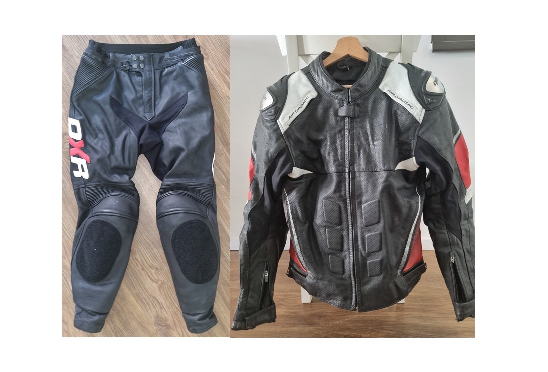 Motocyklový set DXR - bunda a nohavice
