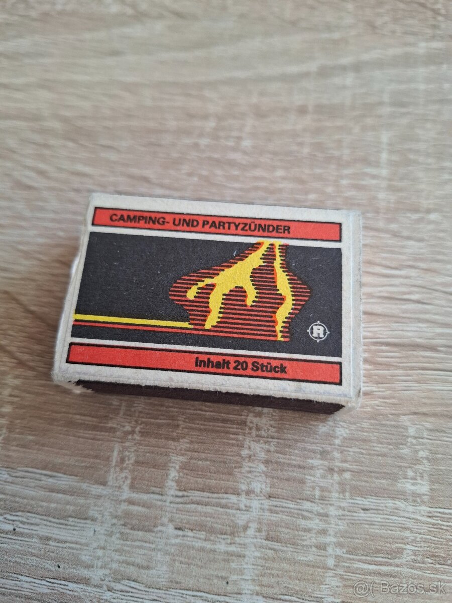 Staré nemecké zápalky
