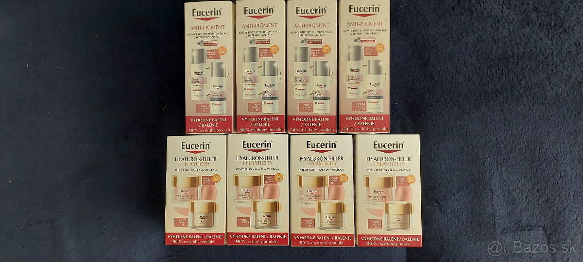 Eucerin krémy a séra