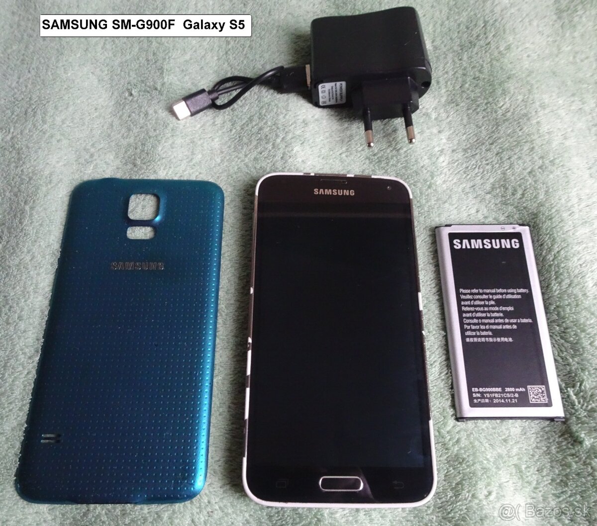 Predám SAMSUNG SM-G900F GALAXY S5 komplet