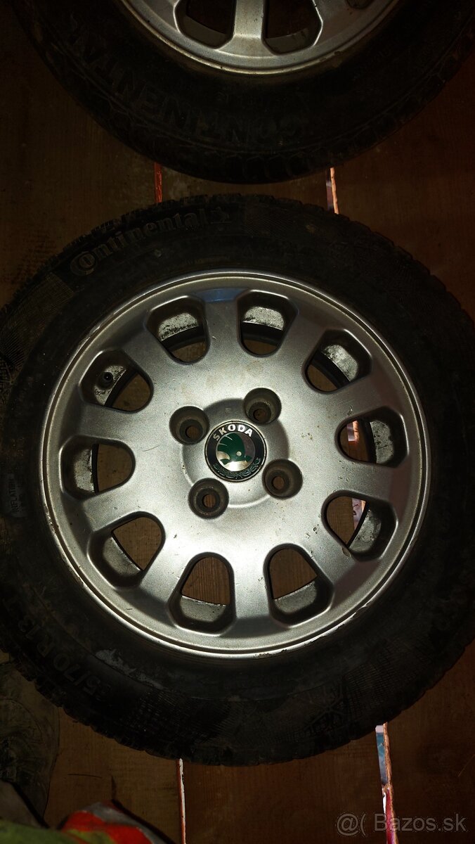 Predám sadu zimných pneu na original elektronoch Felicia