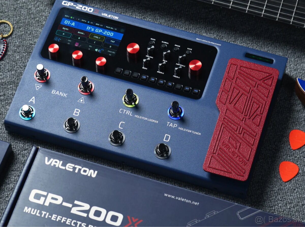 Predám nový multiefekt Valeton GP-200X
