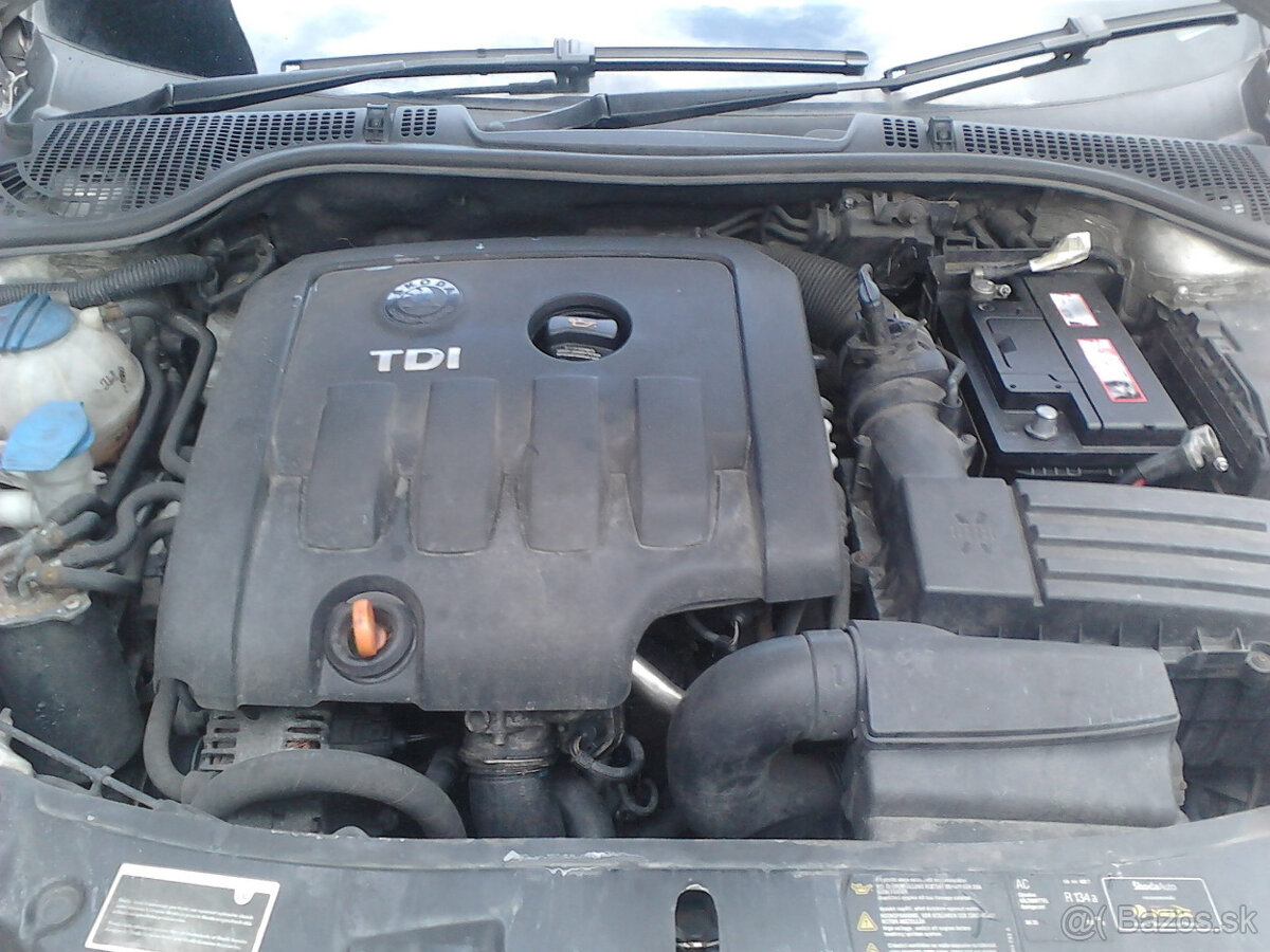 prevodovka, spojka, starter, diel, 2,0 tdi 103kw octavia II