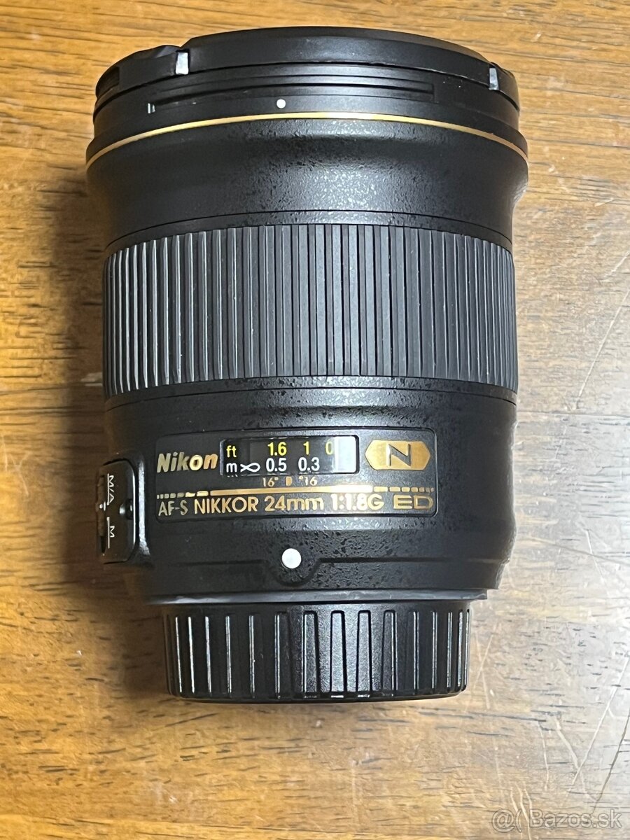 Nikon AF-S Nikkor 24mm f/1.8G ED - ako nový